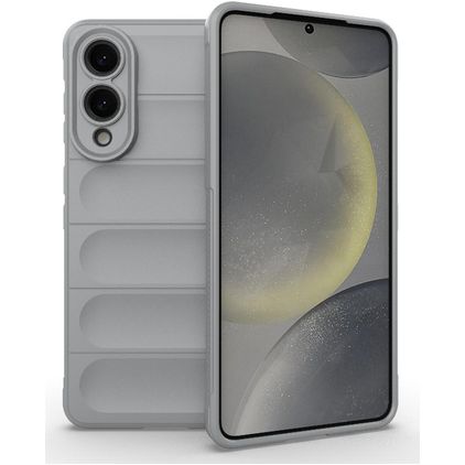 Mobigear Bumpy Coque Samsung Galaxy S25 Edge Coque arrière en TPU Souple - Gris