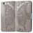 Mobigear Butterfly Housse iPhone 16e Etui Porte-Monnaie - Gris