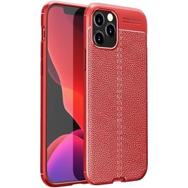 Mobigear Luxury Coque iPhone 12 Pro Max Coque arrière en TPU Souple - Rouge