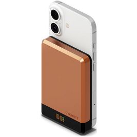 Cygnett MagSlim - Batterie externe Simple USB-C 10.000 mAh 15W - Compatible MagSafe - Copper