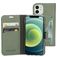 Mobiparts Classic Wallet iPhone 12 Mini Étui Portefeuille - Stone Green
