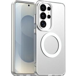 Mobigear Shockproof Coque Samsung Galaxy S26 Ultra MagSafe Coque arrière Rigide - Blanc