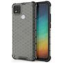 Mobigear Honeycomb Coque Xiaomi Redmi 9C Coque arrière Rigide Anti-Chocs - Gris