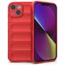 Mobigear Bumpy Coque iPhone 14 Coque arrière en TPU Souple - Rouge