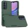 Mobigear Heavy Armor Coque Transparente Samsung Galaxy A16 Coque arrière Rigide Anti-Chocs - Vert