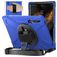 Mobigear SureGrip XGuard Coque Samsung Galaxy Tab S8 Ultra Coque arrière en Plastique rigide,Silicone + Porte-crayon + Bandoulière + Support Amovible - Bleu