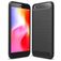Mobigear Brushed Slim Coque Xiaomi Redmi Go Coque arrière en TPU Souple - Noir