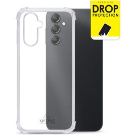 My Style Protective Flex Coque Transparente Samsung Galaxy A14 Coque arrière en TPU Souple Anti-Chocs - Transparent