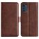 Mobigear Slim Magnet Housse Motorola Moto E32 Etui Porte-Monnaie - Marron