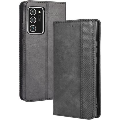 Mobigear Sensation Housse Samsung Galaxy Note 20 Ultra Etui Porte-Monnaie - Noir