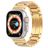 Mobigear Berlin Bracelet Acier Apple Watch Fermeture boucle déployante - 42/41/40/38 mm - Or