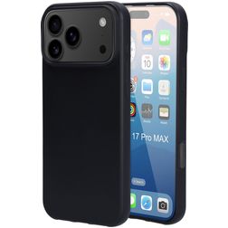 Mobiparts Classic Coque iPhone 17 Pro Max Coque arrière en TPU Souple - Noir