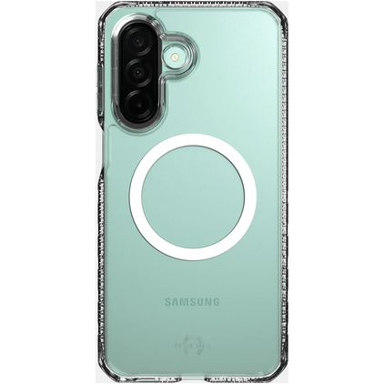 ITSKINS Level 2 HybridMagClear R Coque Transparente Samsung Galaxy A27 MagSafe Coque arrière Rigide Anti-Chocs - Transparent