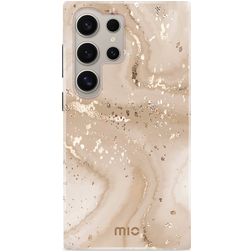 MIO Coque Samsung Galaxy S24 Ultra MagSafe Coque arrière Rigide - Gold Marble