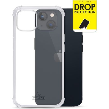 My Style Protective Flex Coque Transparente iPhone 13 Coque arrière en TPU Souple Anti-Chocs - Transparent