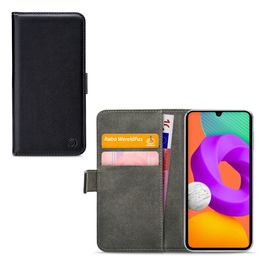 Mobilize Classic Gelly Wallet Housse Samsung Galaxy M22 Etui Porte-Monnaie - Noir