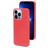 Mobiparts Coque iPhone 13 Pro Coque arrière en Silicone - Scarlet Red
