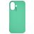 Nudient Base iPhone 16 Plus Silicone Coque arrière - Mint Green