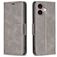 Mobigear Excellent Housse iPhone 16 Plus Etui Porte-Monnaie - Gris
