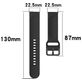 Mobigear Sport Buckle Bracelet Silicone Fitbit Versa Fermeture boucle ardillon - Dark Blue