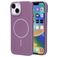 Mobiparts Slim Line Coque iPhone 15 MagSafe Coque arrière Rigide - Imperial Purple