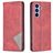 Mobigear Rhombus Slim Samsung Galaxy A54 Étui - Rouge