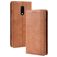 Mobigear Sensation OnePlus 7 Étui Portefeuille - Cognac