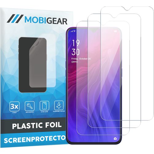Mobigear OPPO Reno Z Protection d'écran Film - Compatible Coque (Lot de 3)
