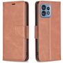 Mobigear Excellent Housse Motorola Edge 40 Pro Etui Porte-Monnaie - Marron