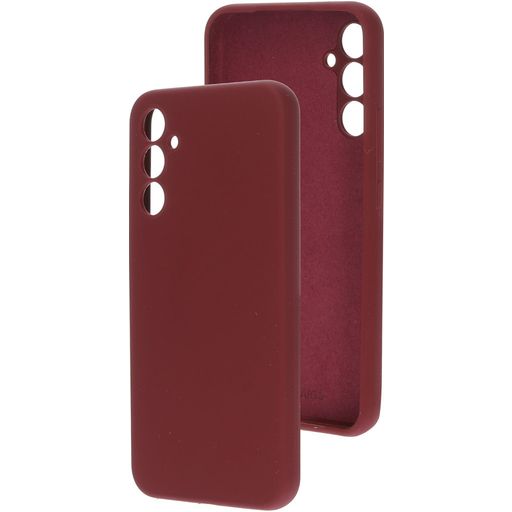 Mobiparts Coque Samsung Galaxy A34 Coque arrière en Silicone - Plum Red