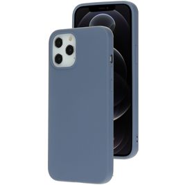 Mobiparts Coque iPhone 12 Pro Max Coque arrière en Silicone - Royal Grey Mobiparts Coque iPhone 12 Pro Max Coque arrière en Silicone - Royal Grey