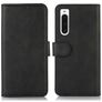 Mobigear Wallet Housse Sony Xperia 10 V Etui Porte-Monnaie - Noir