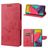 Mobigear Butterfly Housse Samsung Galaxy M53 Etui Porte-Monnaie - Rouge