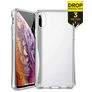 ITSkins SpectrumClear Coque Transparente iPhone XS Coque arrière en TPU Souple Anti-Chocs - Transparent