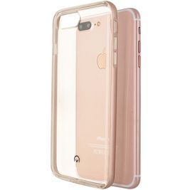 Mobilize Gelly Plus Coque iPhone 7 Plus Coque arrière en TPU Souple - Transparent / Rose doré