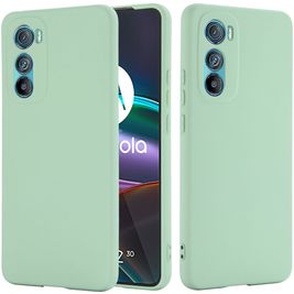Mobigear Rubber Touch Coque Motorola Edge 30 Coque arrière en Silicone - Vert