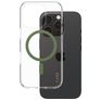 CARE by PanzerGlass Flagship Coque iPhone 16 Pro MagSafe Coque arrière Rigide - Transparent / Vert