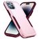 Mobigear Heavy Armor Coque iPhone 14 Pro Coque arrière Rigide Anti-Chocs - Rose / Violet