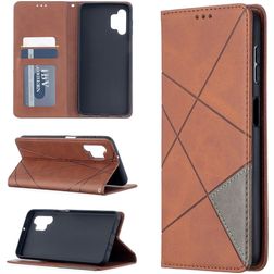 Mobigear Rhombus Slim Housse Samsung Galaxy A32 5G Etui - Marron