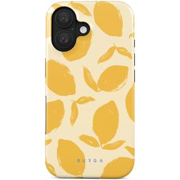 Burga Tough Coque iPhone 16 Coque arrière Rigide Anti-Chocs - Lemon Tart