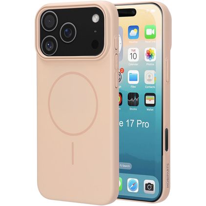 Mobiparts Slim Line Coque iPhone 17 Pro Max MagSafe Coque arrière Rigide - Dune Sand