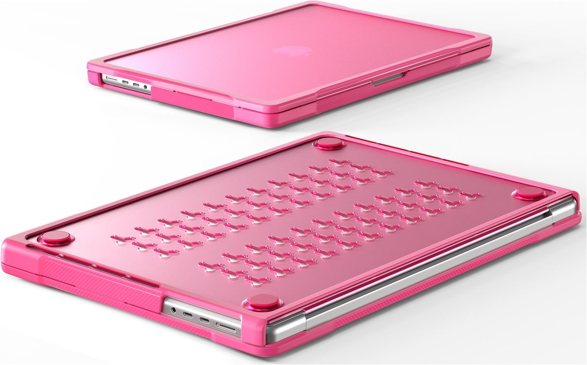 Coque Rigide Pour MacBook Pro 14" 2024-2021 M1-M4 - Protection Mate, Clavier EU Inclus, Vert Foncé