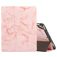 Mobigear Tri-Fold Marble Coque iPad 5 (2017) Etui + Porte-crayon - Rose