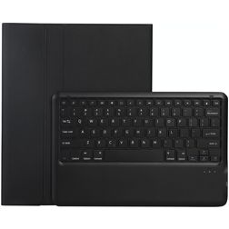 Mobigear Ultra Thin Coque iPad Air 13 Pouces (2024) Etui Clavier Bluetooth QWERTY + Porte-crayon - Noir