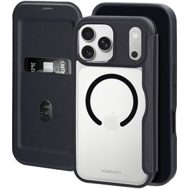 Mobiparts Shield Line Housse iPhone 17 Pro Max MagSafe Etui - Noir