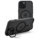 Mobilize Hybrid Pro Coque iPhone 15 MagSafe Coque arrière Rigide Anti-Chocs - Noir