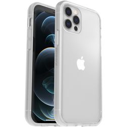 OtterBox React Coque Transparente iPhone 12 Coque arrière Rigide Anti-Chocs - Transparent