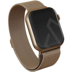 Burga Metal Mesh Bracelet Milanais Apple Watch Fermeture magnétique - 42/41/40/38 mm - Or