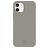 Valenta Snap Luxe iPhone 12 Mini Cuir véritable Coque arrière - Gris