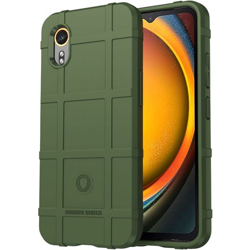 Mobigear Rugged Shield Coque Samsung Galaxy Xcover 7 Coque arrière en TPU Souple Anti-Chocs - Vert